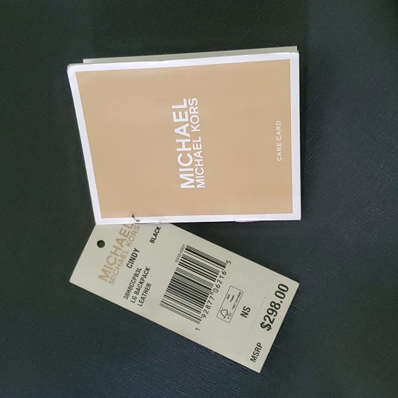 "Michael Kors" Cindy Large Saffiano Leather Backpack - Picture 5 of 5